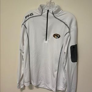 Missouri Tigers White athletic long sleeve